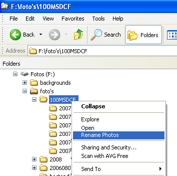 Screenshot for Regular Expression File Rename Utility 0.5